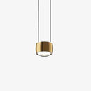Suspension design à LED arrondie en métal doré Loft