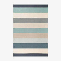 Tapis rectangle moderne vert et beige style Keecy