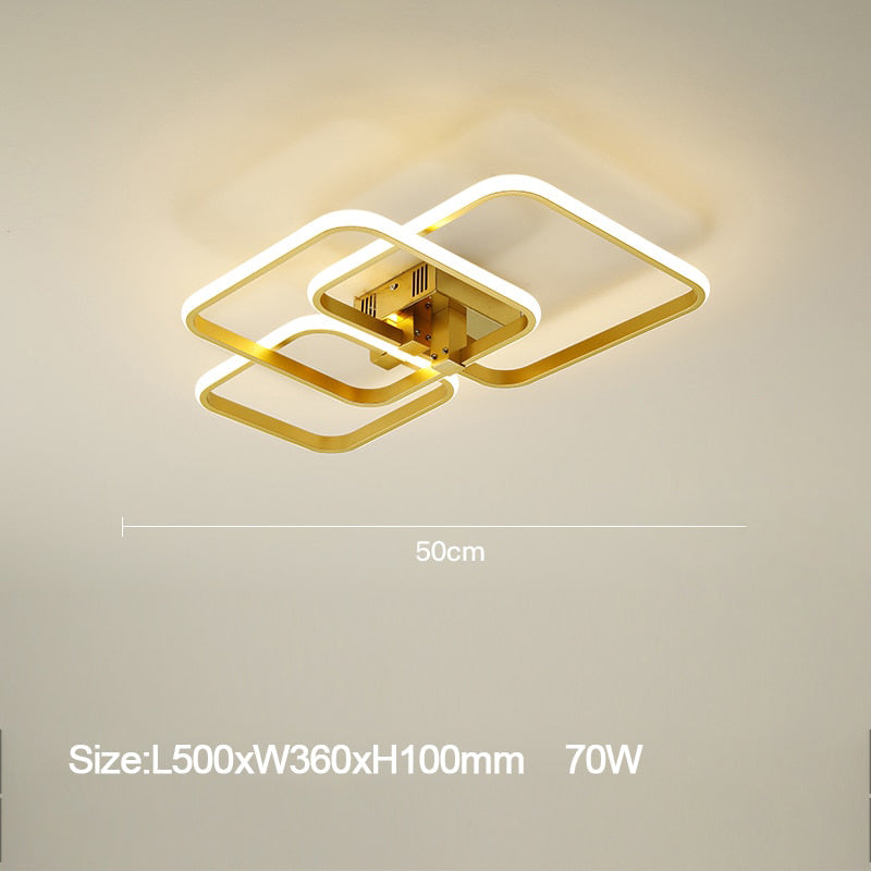 Plafonnier design avec multiple LED lumineux Vexler - vue 6 sur 8