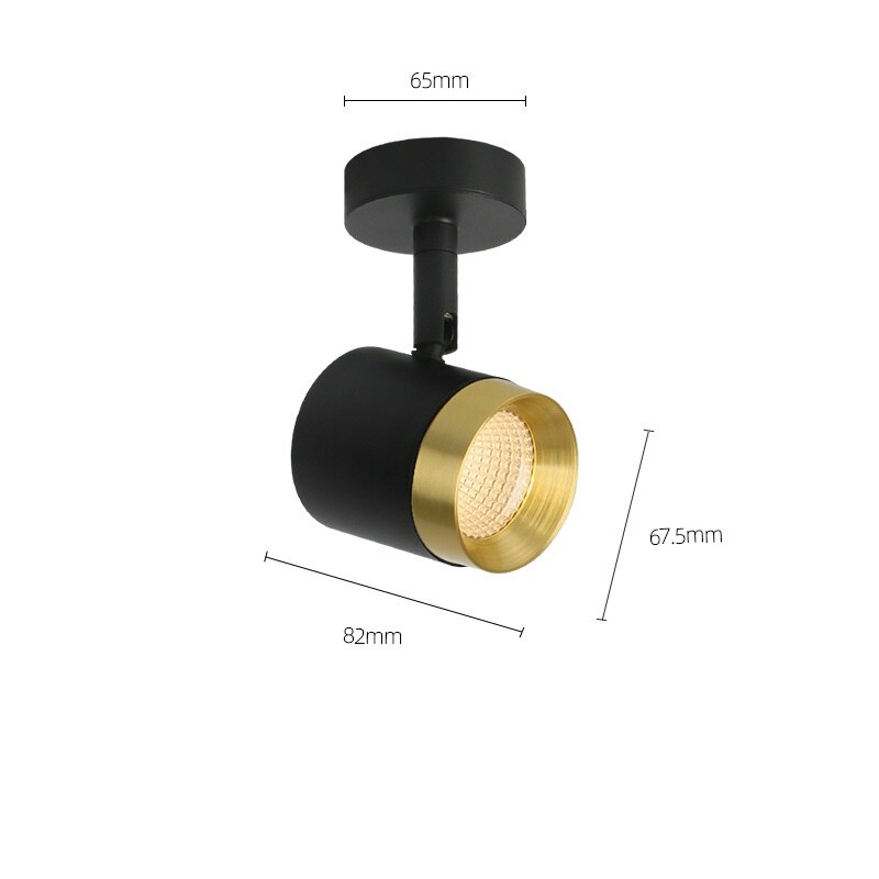 Spot design LED projecteur ajustable Hevea - vue 6 sur 8