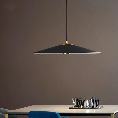 Suspension design LED conique plate Vermont
