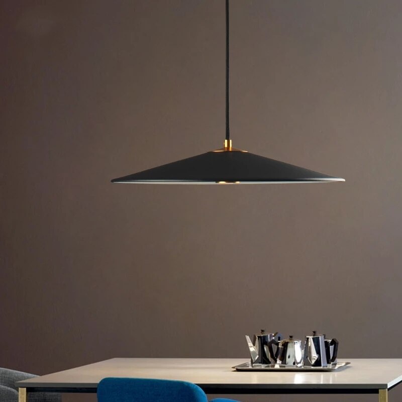Suspension design LED conique plate Vermont - vue 2 sur 8