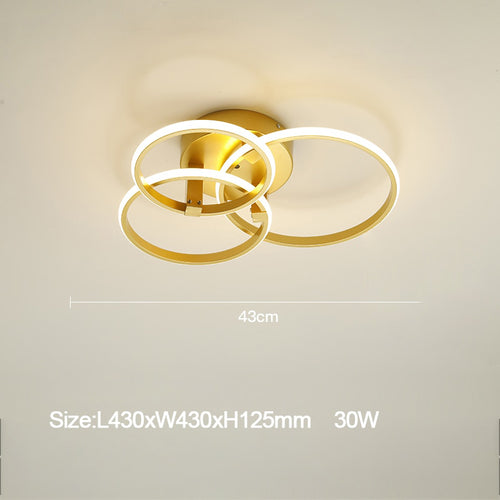 Plafonnier design avec multiple LED lumineux Vexler