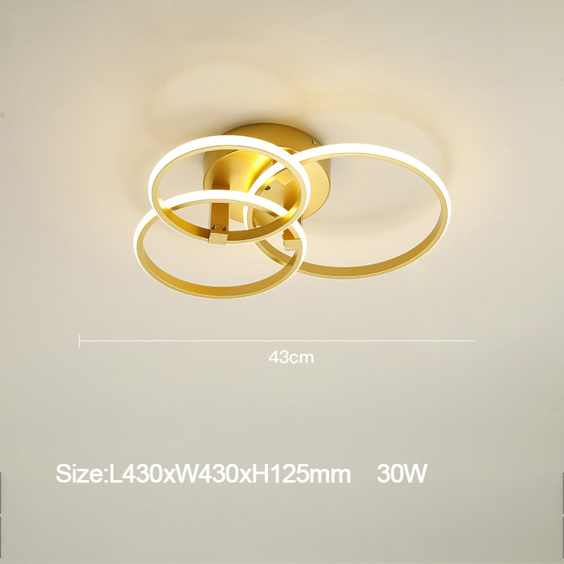 Plafonnier design avec multiple LED lumineux Vexler - vue 4 sur 8