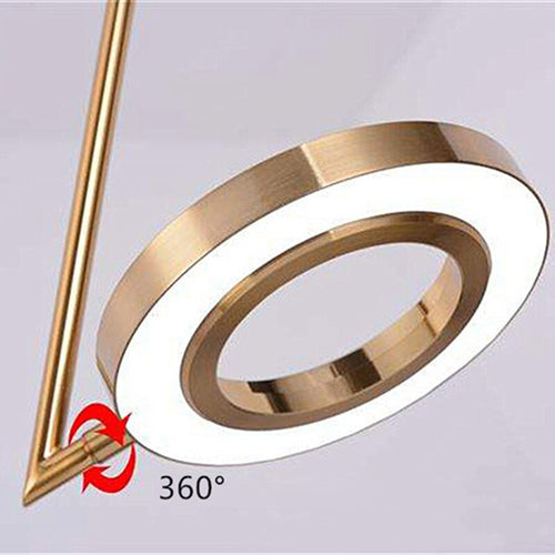 Suspension design LED ronde en métal fin Bony - vue 7 sur 8