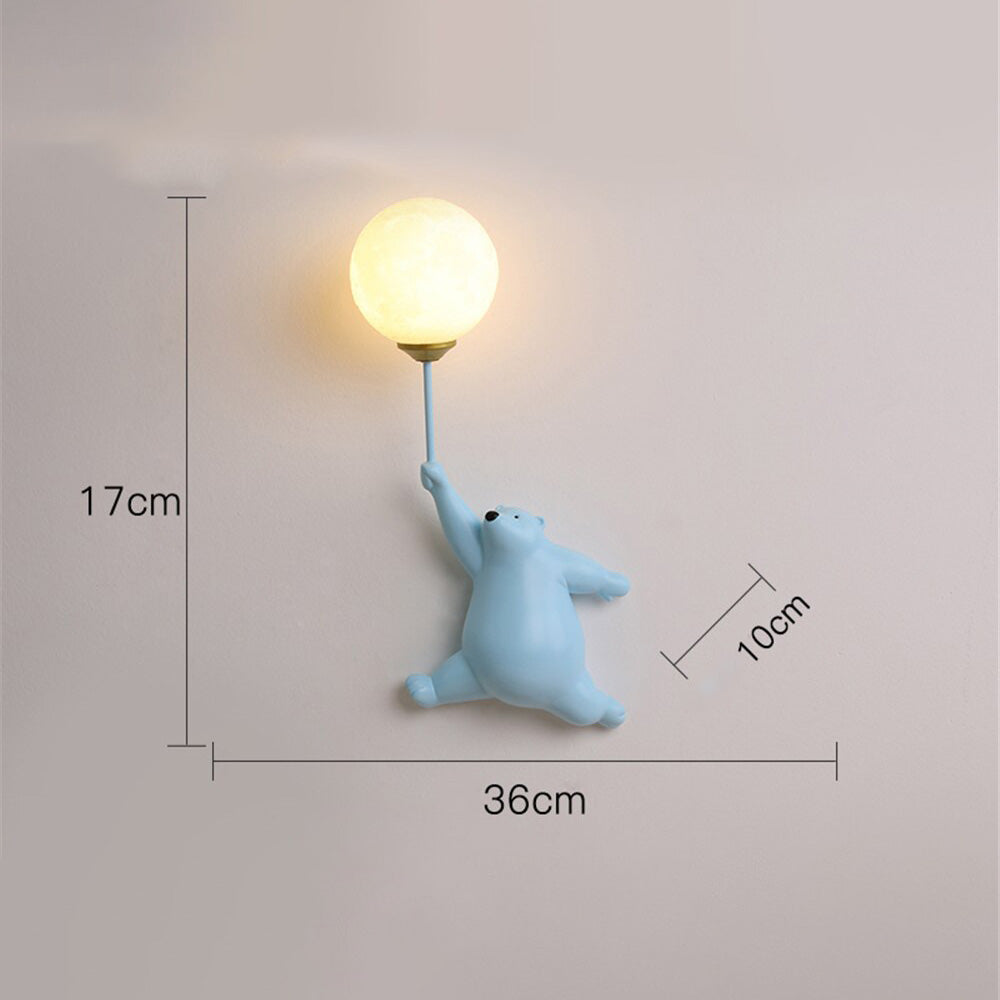 Applique murale pour enfant avec ours polaire Maverick - vue 8 sur 8