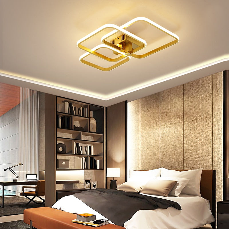 Plafonnier design avec multiple LED lumineux Vexler - vue 2 sur 8