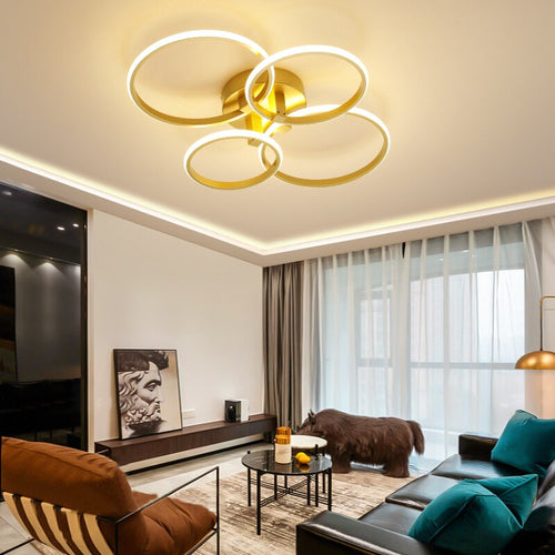 Plafonnier design avec multiple LED lumineux Vexler