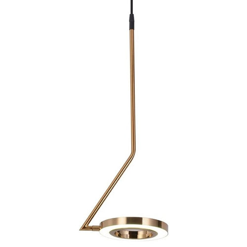 Suspension design LED ronde en métal fin Bony - vue 9 sur 8