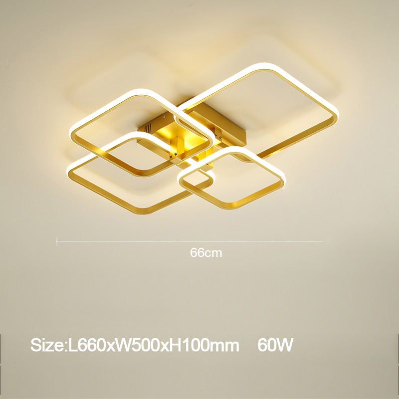 Plafonnier design avec multiple LED lumineux Vexler - vue 7 sur 8