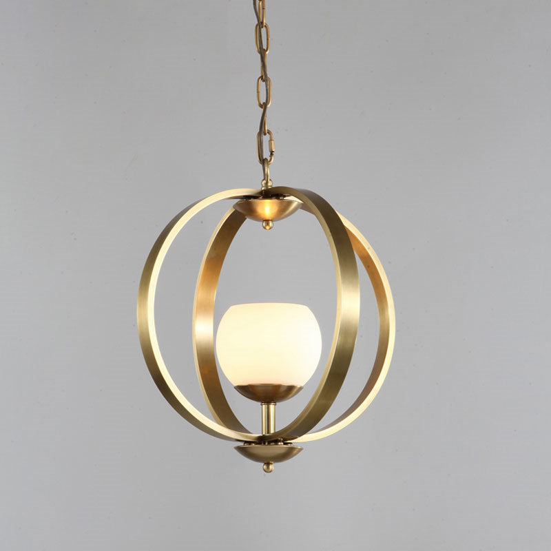 Suspension industrielle LED avec anneaux imbriqués Holly - vue 3 sur 4