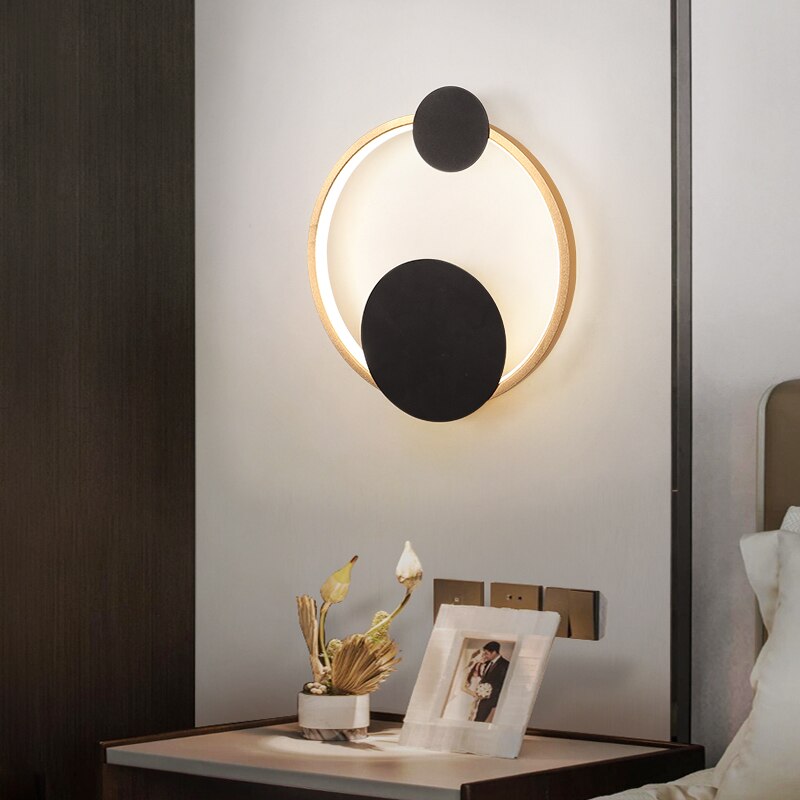 Applique murale moderne LED arrondie Scone