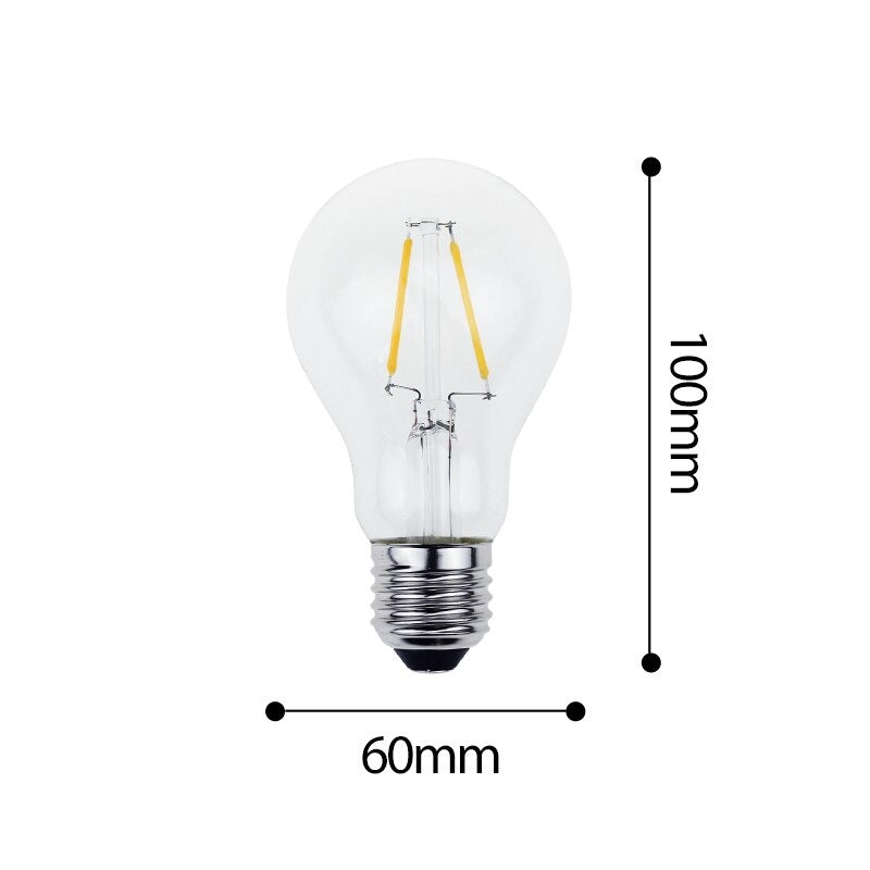 Ampoule globe LED E27 filament à incandescence Edison