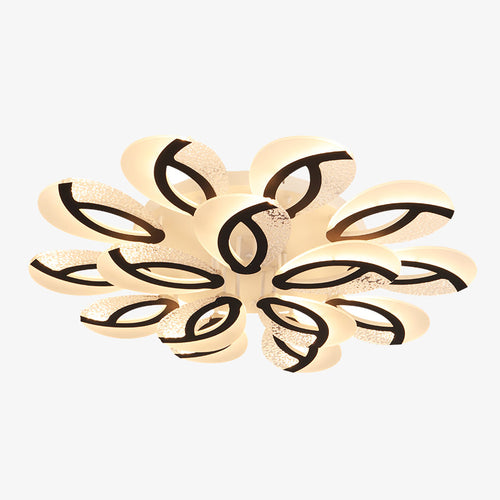 Plafonnier moderne LED en forme de fleur acrylique Jalen