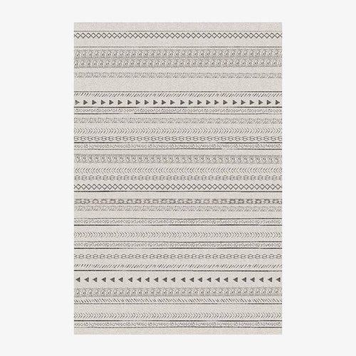 Tapis rectangle aux formes géométriques style Piquio R