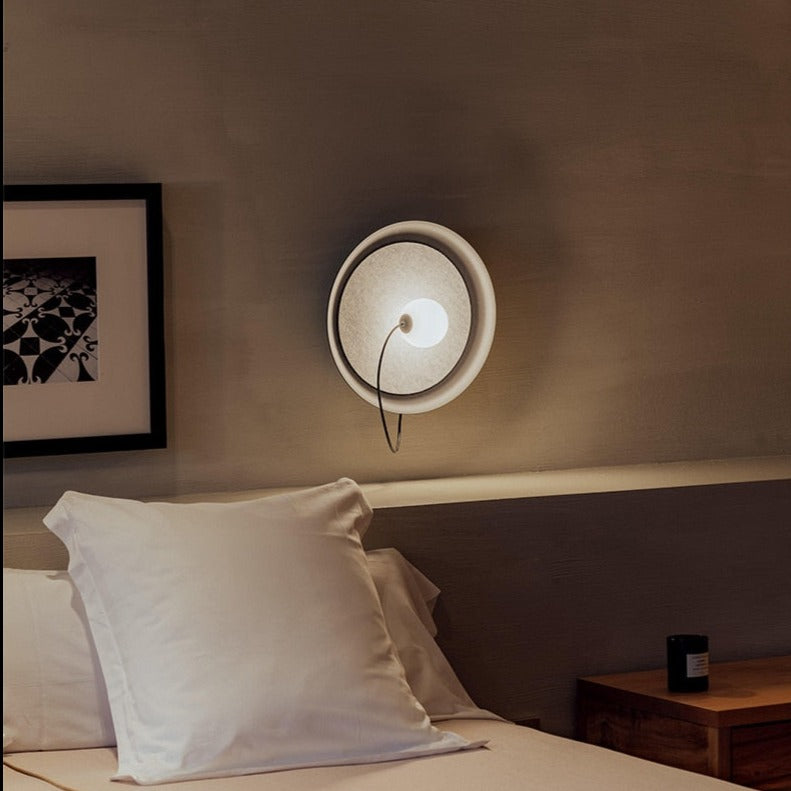 Applique murale moderne LED ronde en métal Barp