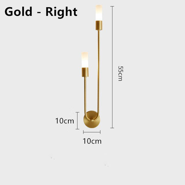 Applique murale design LED minimaliste en forme de u Sally