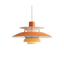 Suspension industrielle LED colorée en métal Barnaby