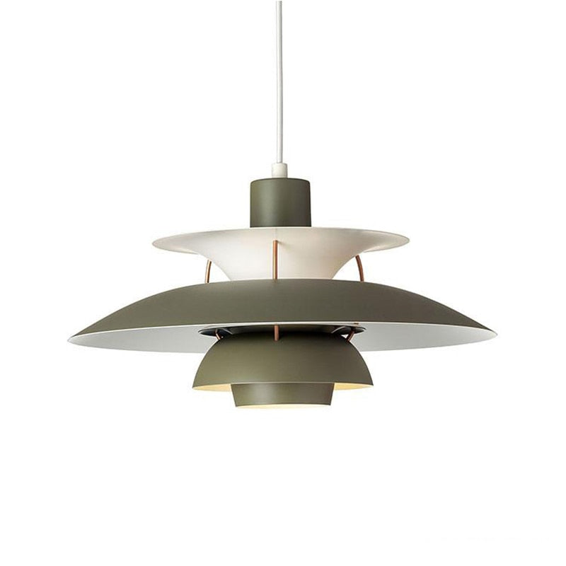 Suspension moderne LED avec multiples abat-jours métalliques Coen - vue 21 sur 28