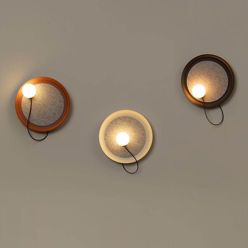 Applique murale moderne LED ronde en métal Barp - vue 2 sur 11