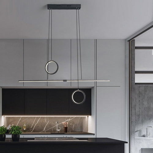 Lustre design LED minimaliste en métal Reez - vue 5 sur 7