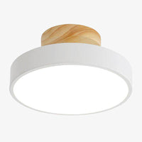 Plafonnier moderne LED rond aux bords épais Lighty