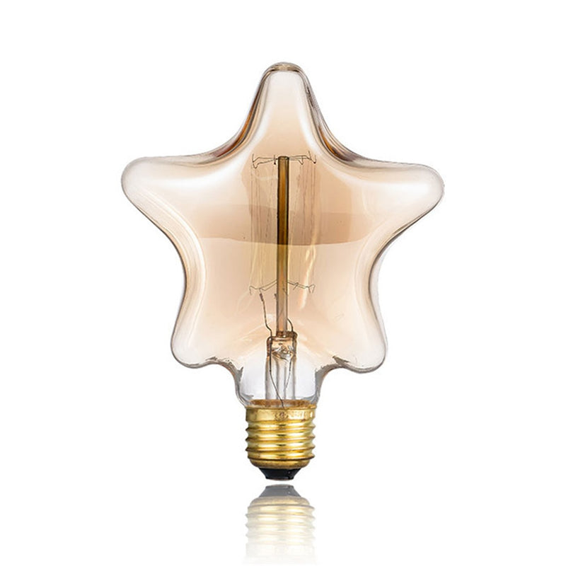 Ampoule étoile à incandescence filament vintage 40W Edison