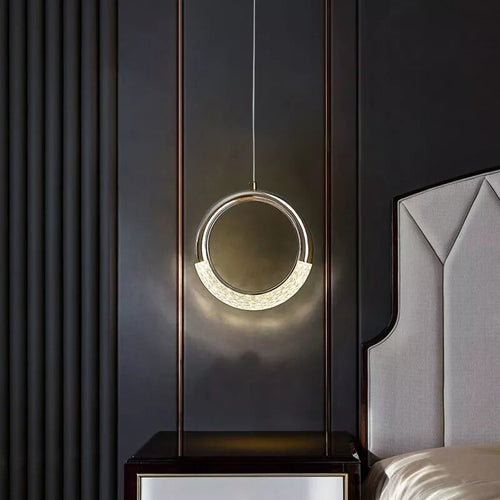 Suspension design LED de forme ronde luxury Terry - vue 5 sur 7