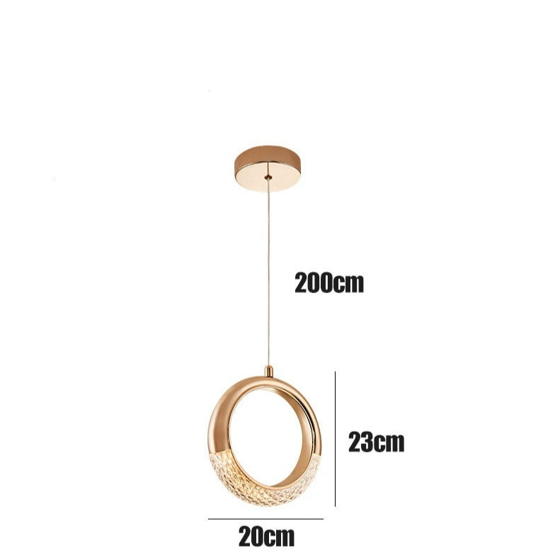 Suspension design LED de forme ronde luxury Terry - vue 7 sur 7