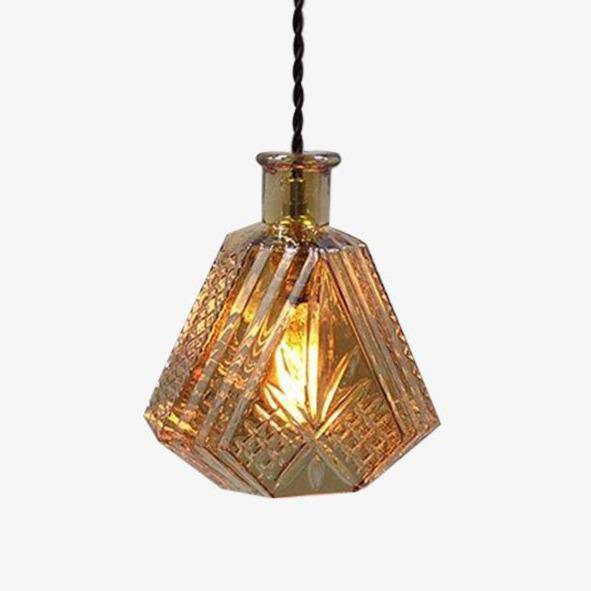 Suspension bouteilles en verre de plusieurs formes Bottle