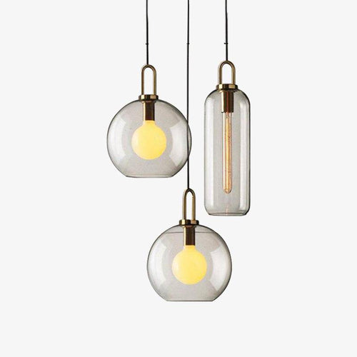 Suspension design en verre de plusieurs formes Loft - vue 2 sur 18