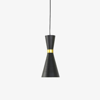 Suspension moderne LED en forme d'horloge métallique Gadea