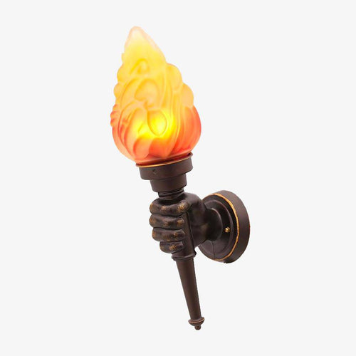 Applique extérieur LED torche dans une main - vue 2 sur 4