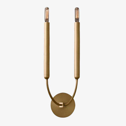 Applique murale design à LED avec tube et ampoule rétro