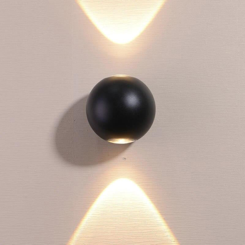 Applique murale design LED circulaire d'extérieur Sammyjo - vue 8 sur 8