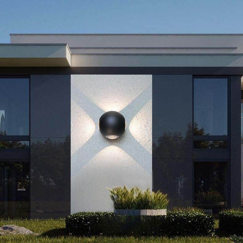 Applique murale design LED circulaire d'extérieur Sammyjo - vue 3 sur 8