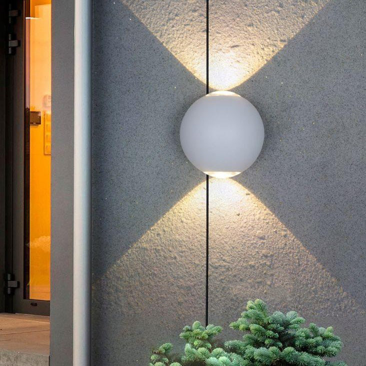 Applique murale design LED circulaire d'extérieur Sammyjo - vue 5 sur 8