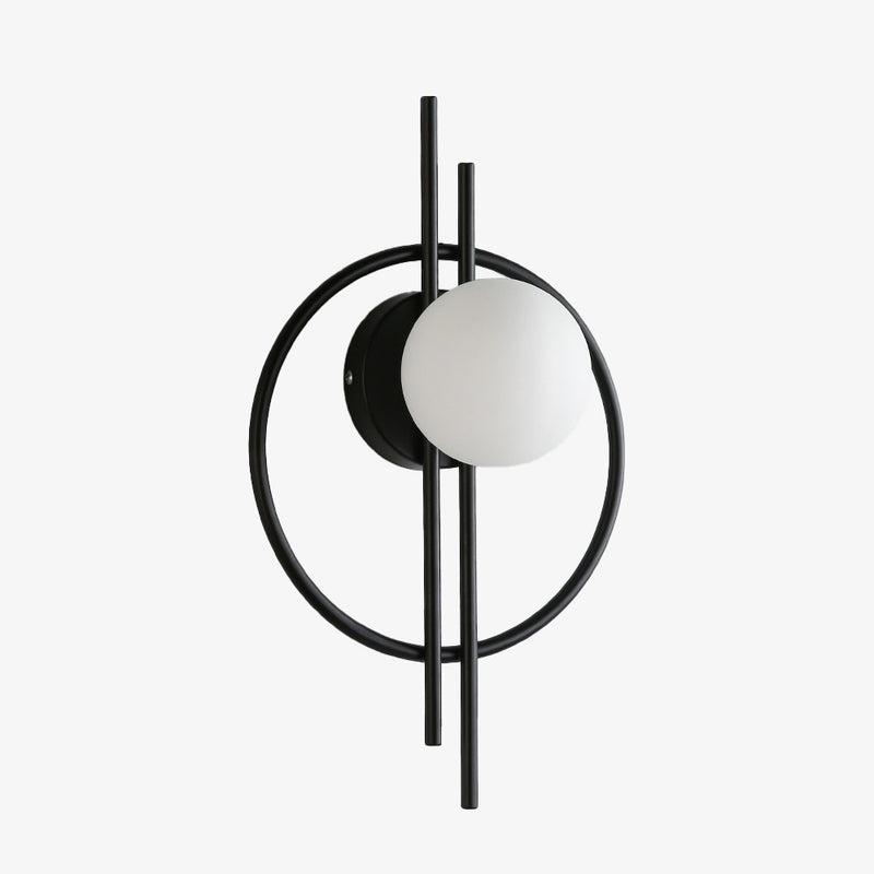 Applique murale moderne en métal rond Harlow