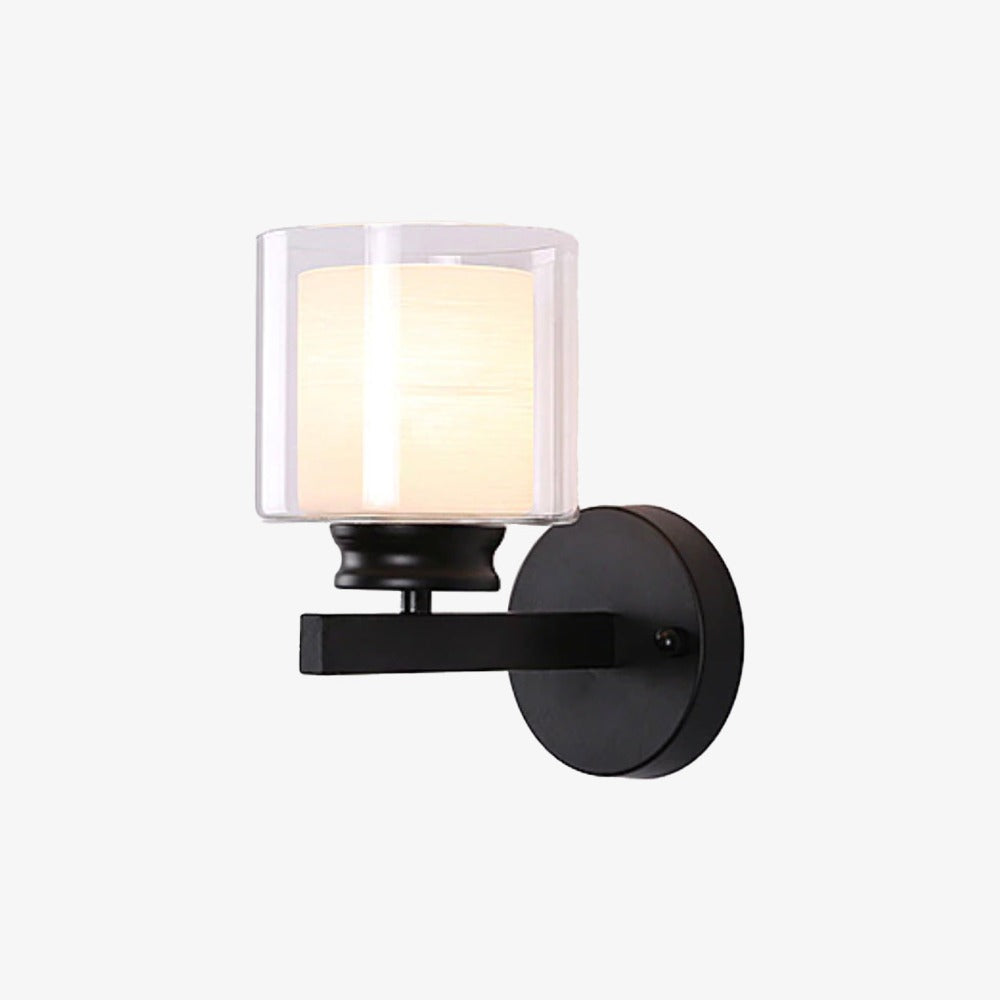 Applique murale moderne LED style faux bougeoir Alode