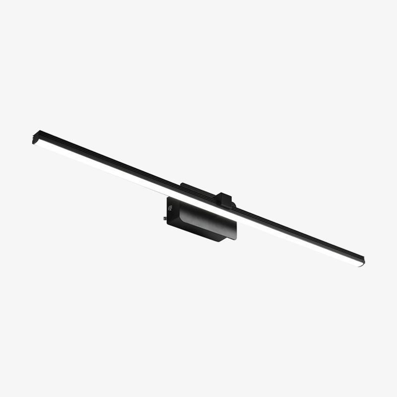 Applique murale pour miroir salle de bain barre en aluminium