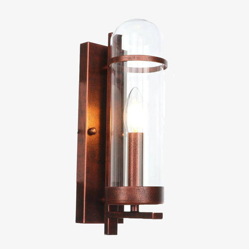 Applique murale rétro LED en métal avec ampoule en verre style industriel - vue 2 sur 6