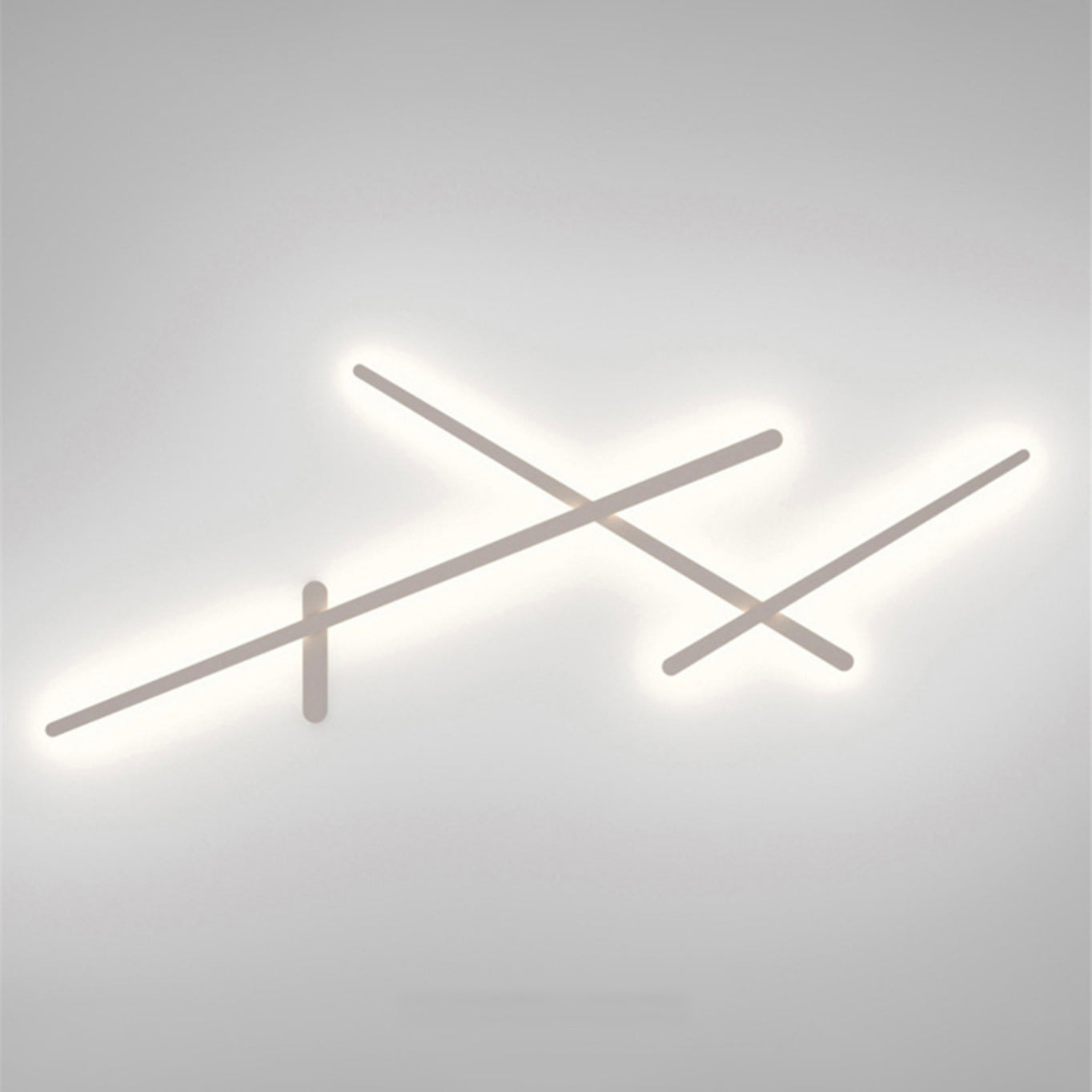 Applique murale design LED barres lumineuses simples Amayel - vue 8 sur 12