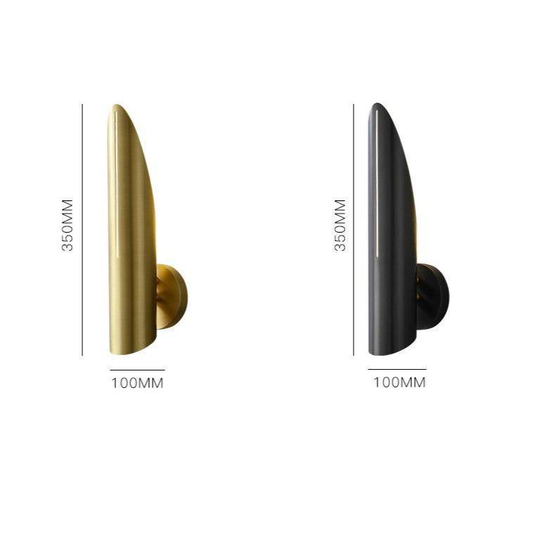 Applique murale LED design finitions dorées luxury - vue 6 sur 6