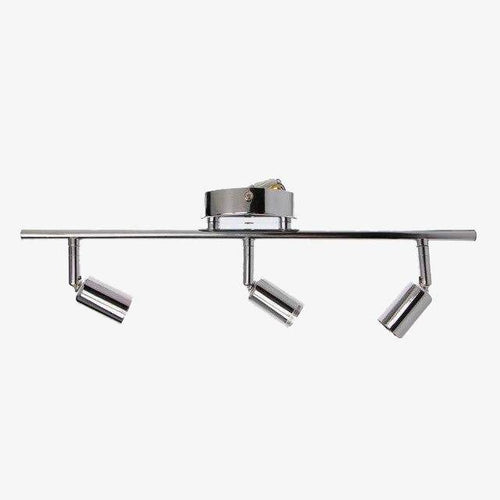 Barre 3 spots LED chromée Indoor