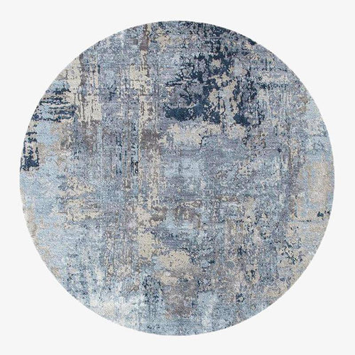 Tapis moderne rond style industriel Floor B