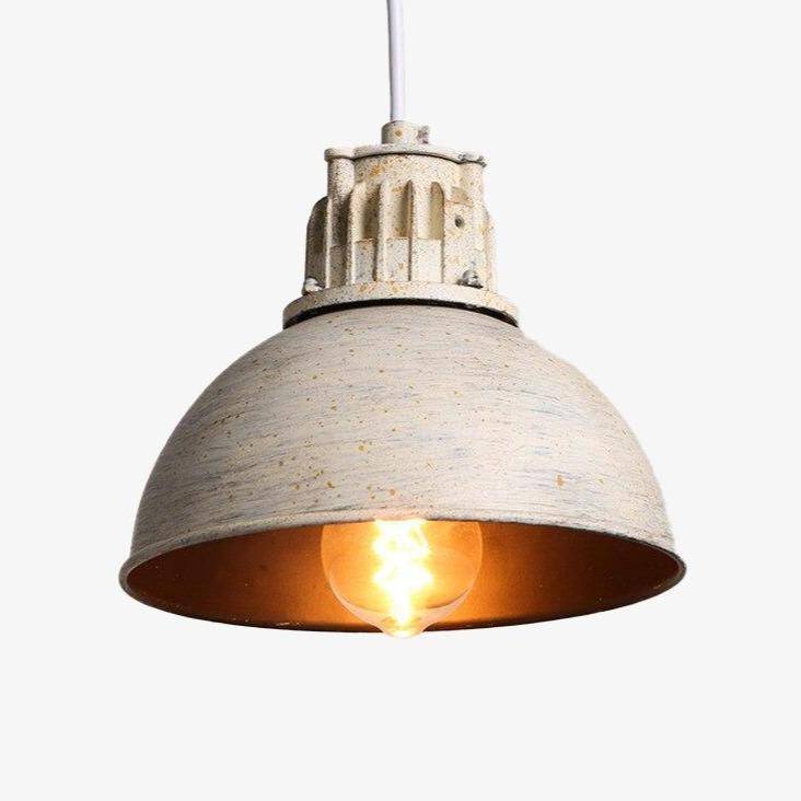 Suspension retro demi boule style industrielle