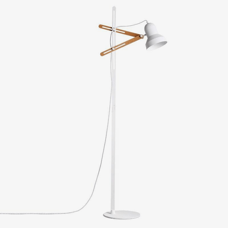 Lampadaire design ajustable avec deux épingles en bois Personality - vue 2 sur 11
