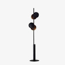 Lampadaire design moderne LED en métal avec formes circulaires