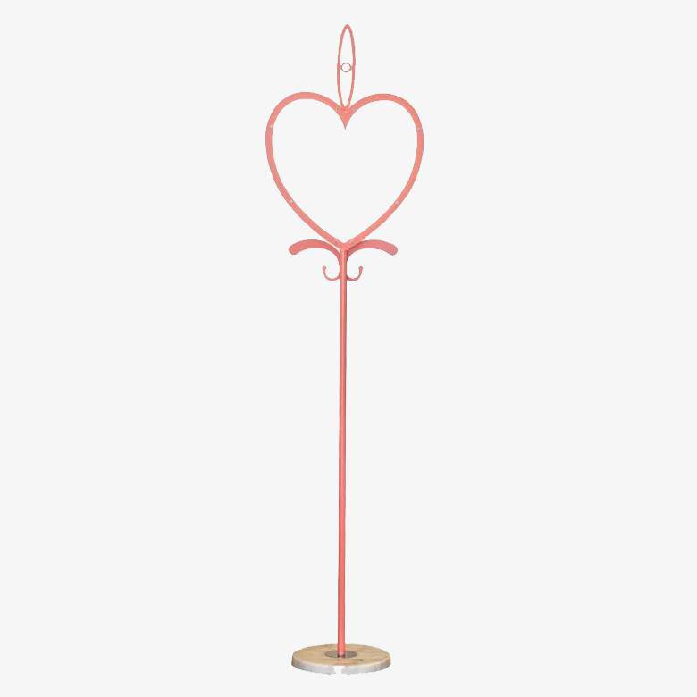 Lampadaire rose en forme de coeur Gift - vue 2 sur 6
