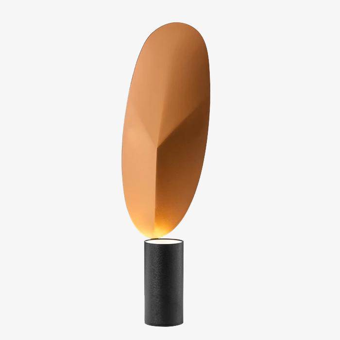 Lampe à poser LED design style plume éclairée